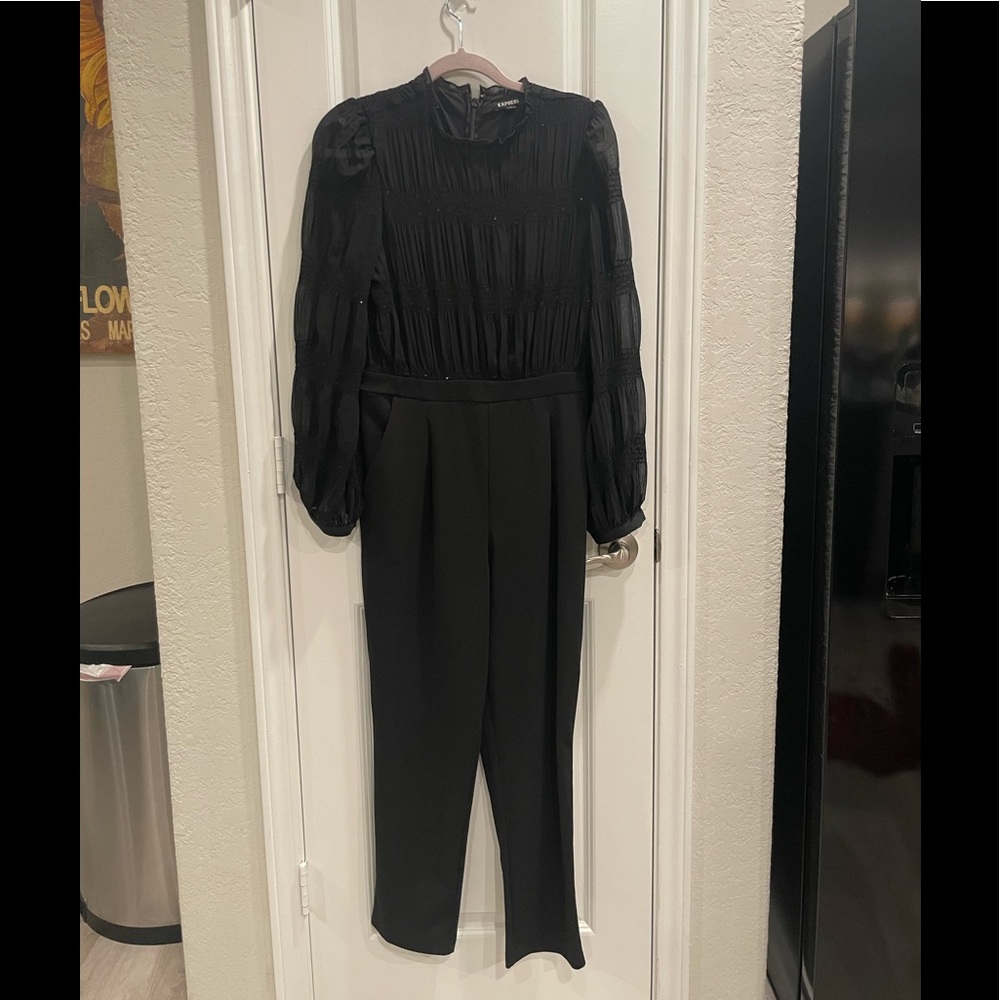 Express jumpsuit with sequins